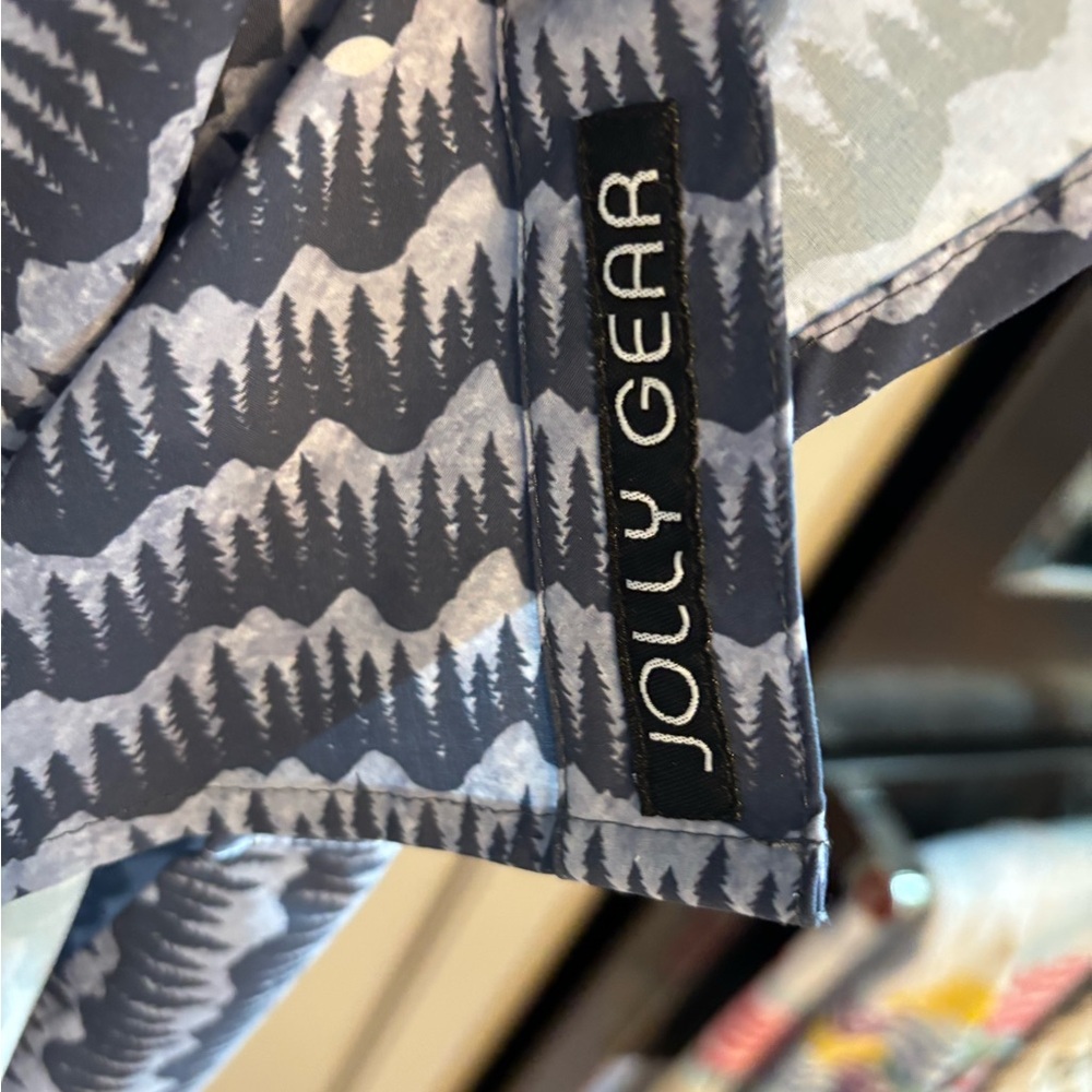 Jolly Gear triple crown button down sun hoodie M/L $95 - Picture 7 of 12